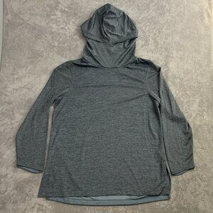Nike Elite Hoodie Mens XL Gray Dri-Fit Pullover Basketball Top Training 829352